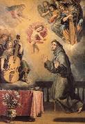 Vincenzo Carducci The Vision of St.Anthony of Padua oil painting